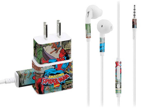 Marvel Classic Comics Amazing Spider-Man Collage Phone Charger Skin